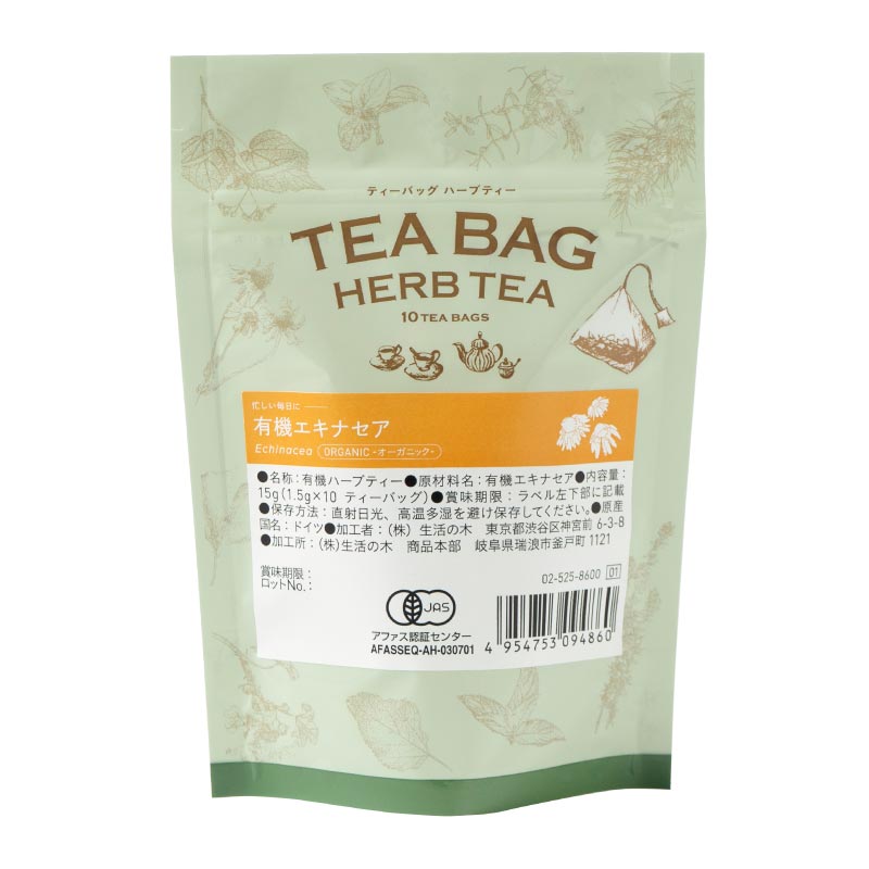 Organic Echinacea Teabag