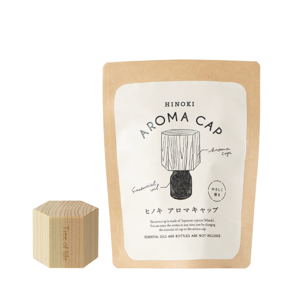 Hinoki Aroma Cap Diffuser Hex / Round / Square