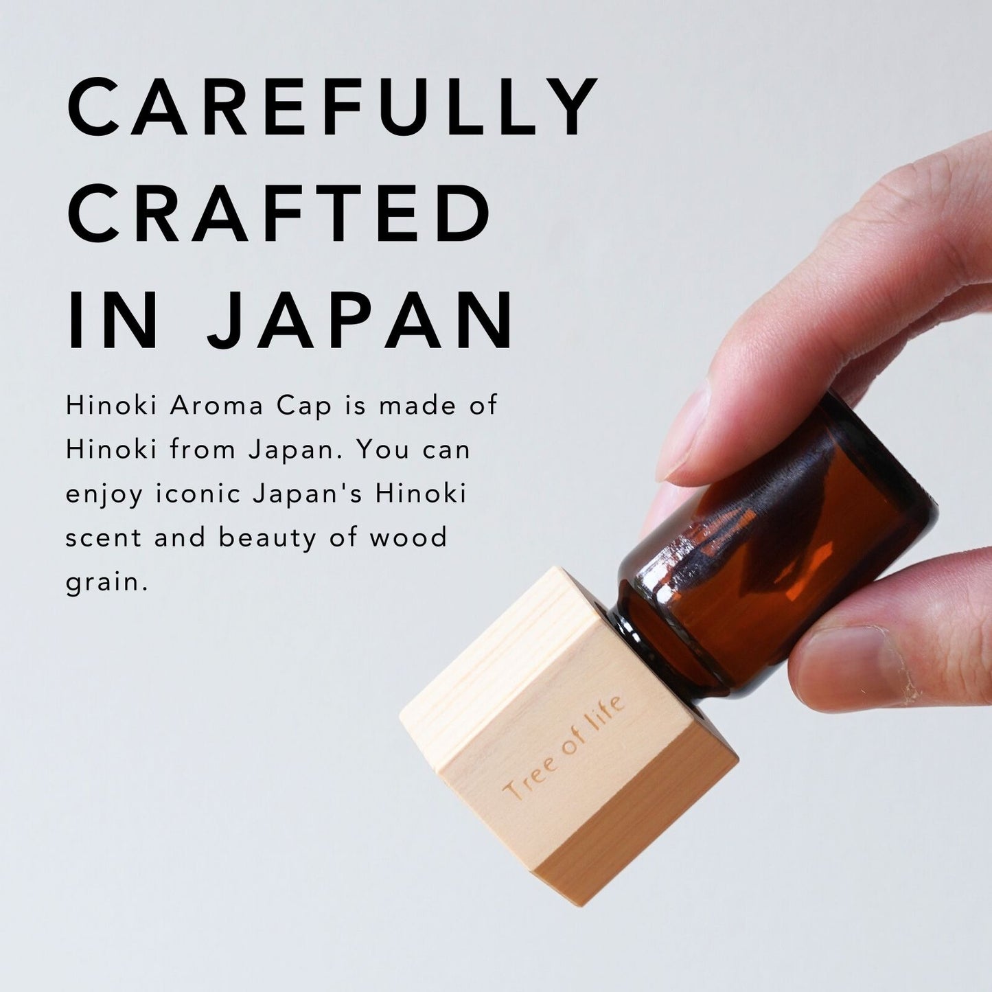 Hinoki Aroma Cap Diffuser Hex / Round / Square