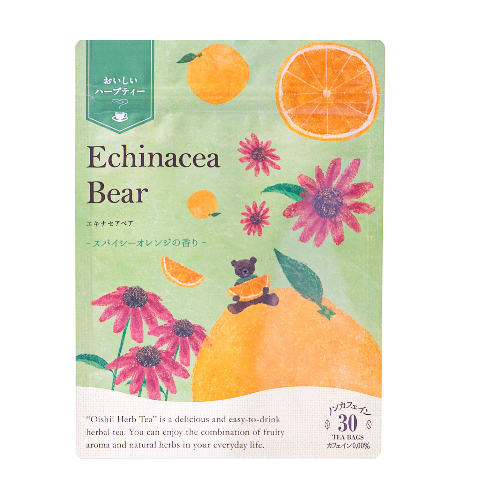 Fruity Herbal Tea Echinacea Bear