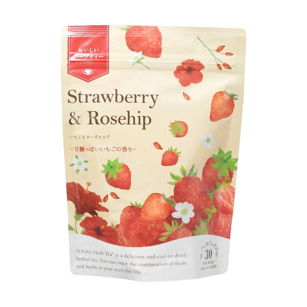 Fruity Herbal Tea Strawberry and Rosehip
