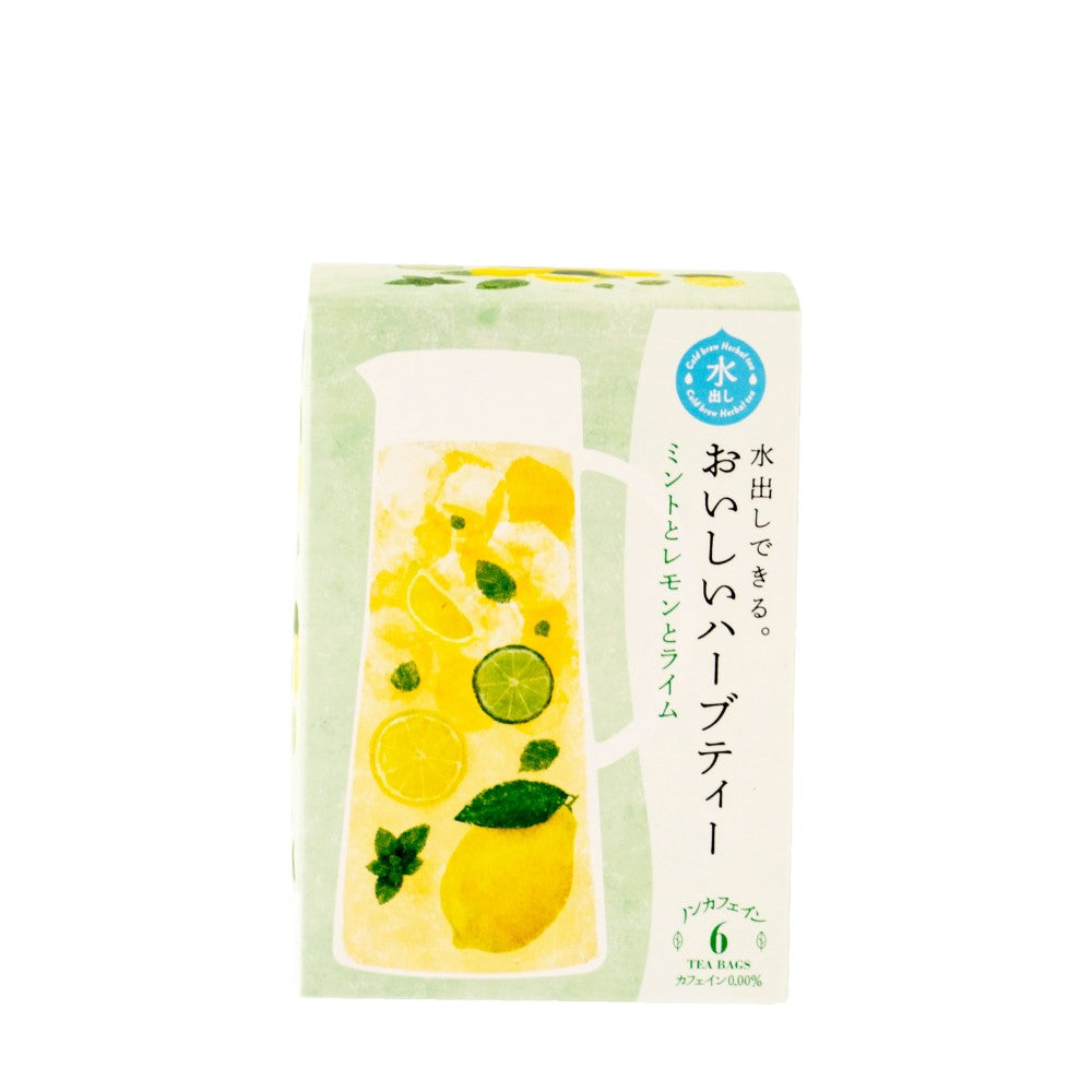 Cold Brew Fruity Herbal Tea Mint and Lemon and Lime