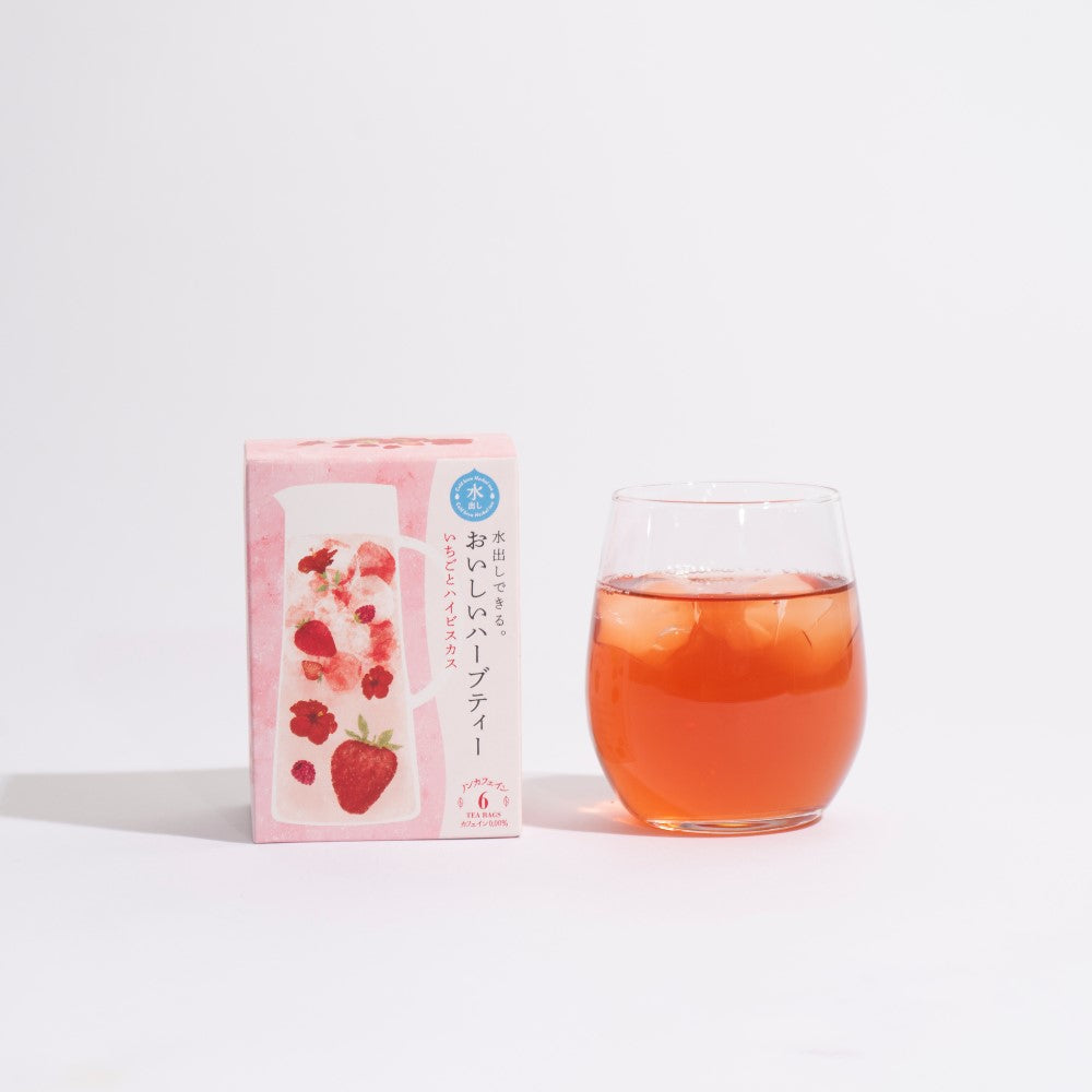 Cold Brew Fruity Herbal Tea Strawberry and Hibiscus