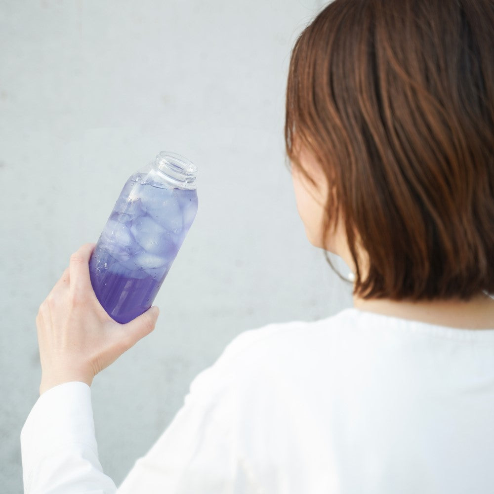 Cold Brew Fruity Herbal Tea Peach and Blue Butterfly Pea
