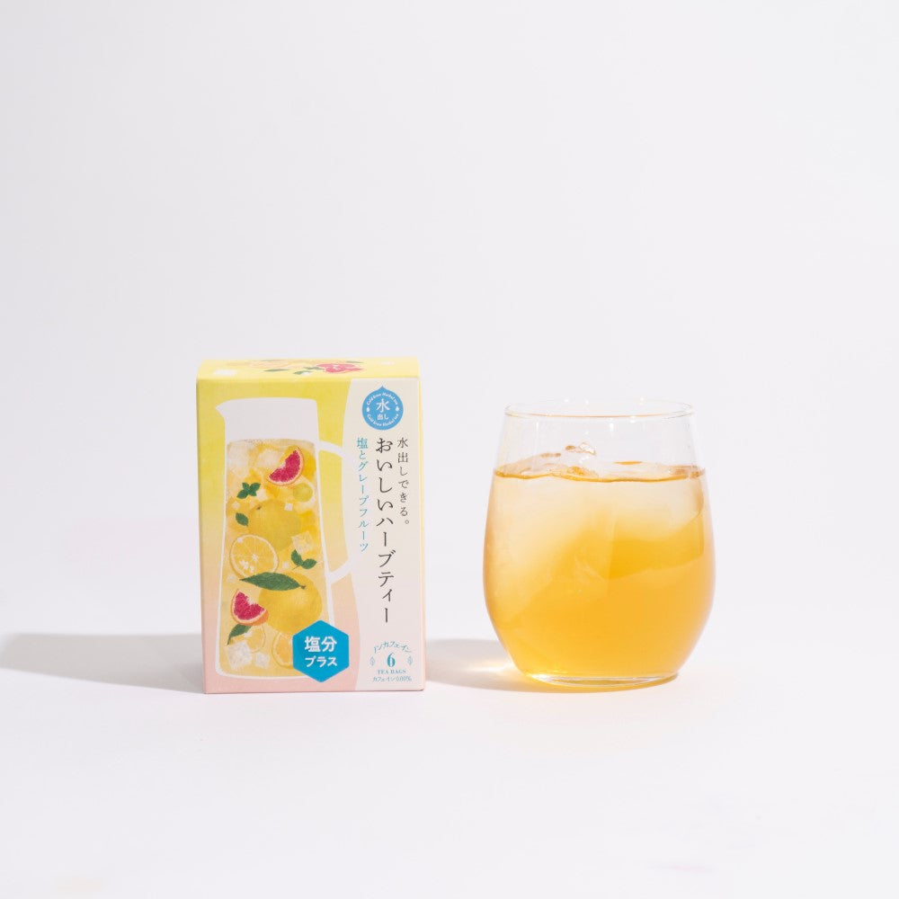 Cold Brew Fruity Herbal Tea Salt and Grapefruit