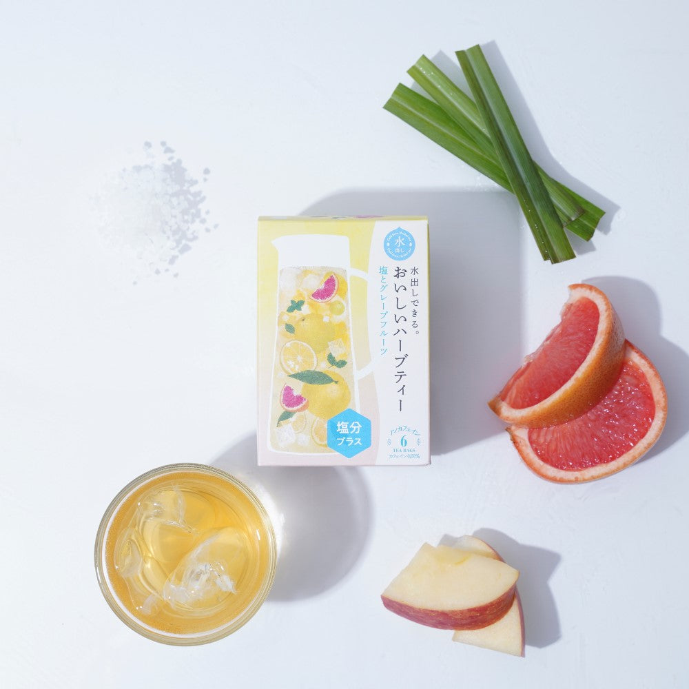Cold Brew Fruity Herbal Tea Salt and Grapefruit