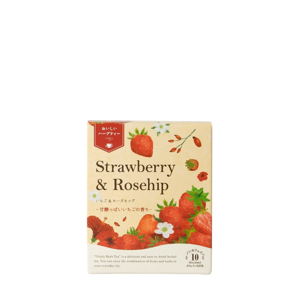 Fruity Herbal Tea Strawberry and Rosehip