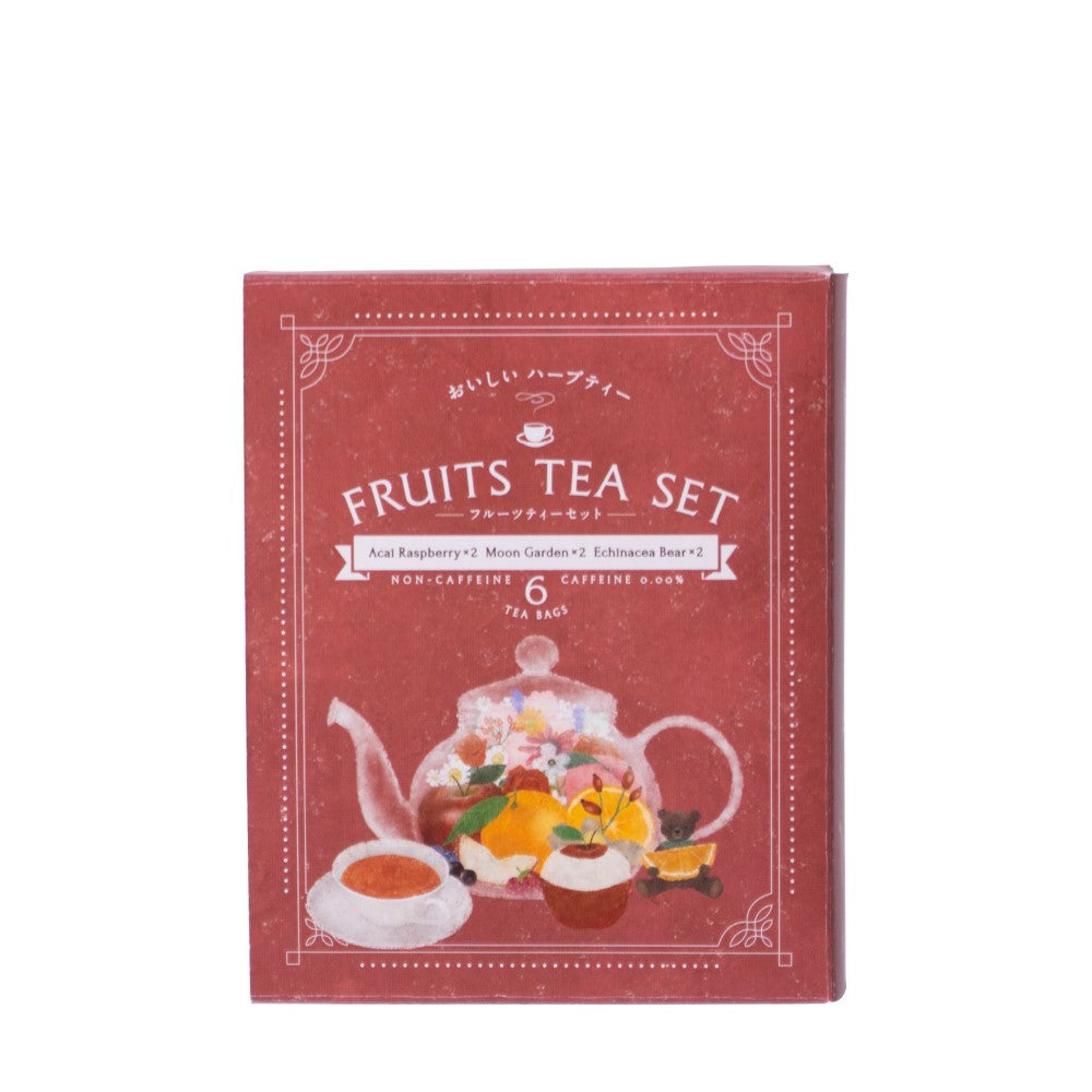 Fruity Herbal Tea Set, Ru (3 flavors x 2 pcs each)