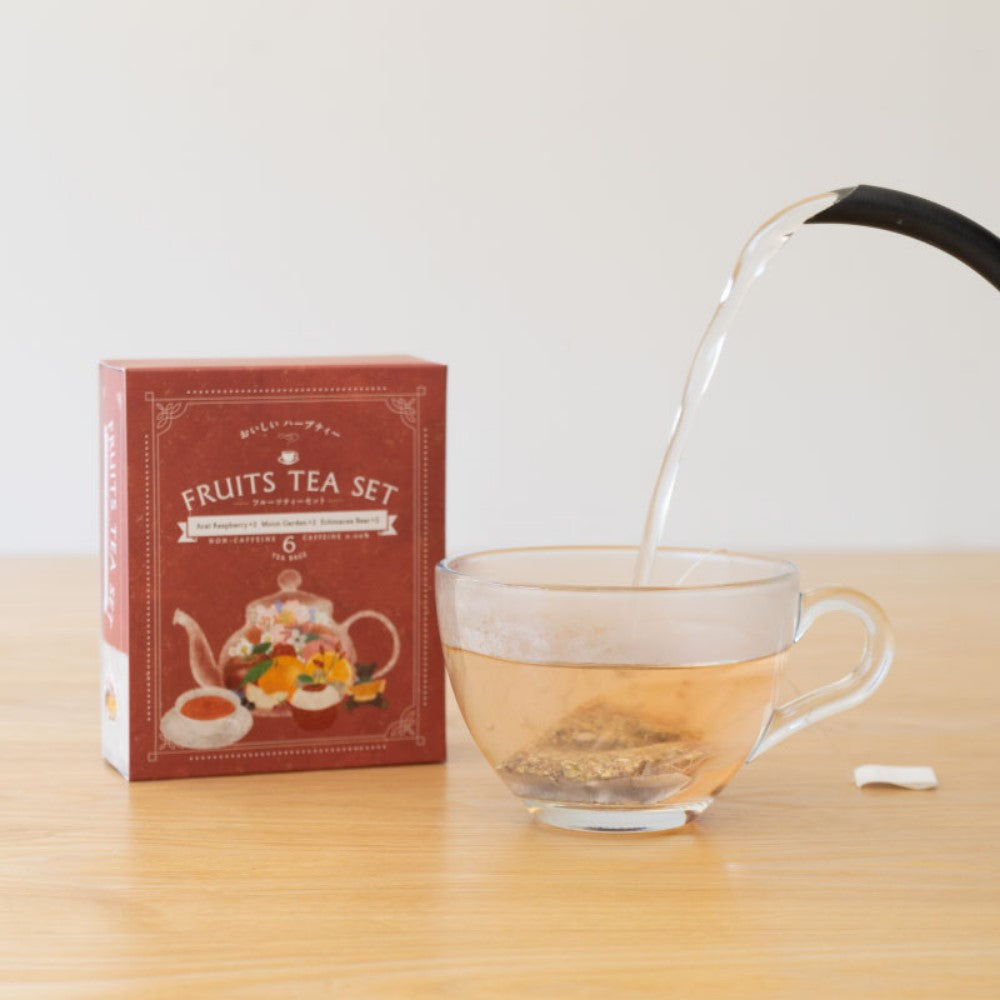 Fruity Herbal Tea Set, Ru (3 flavors x 2 pcs each)