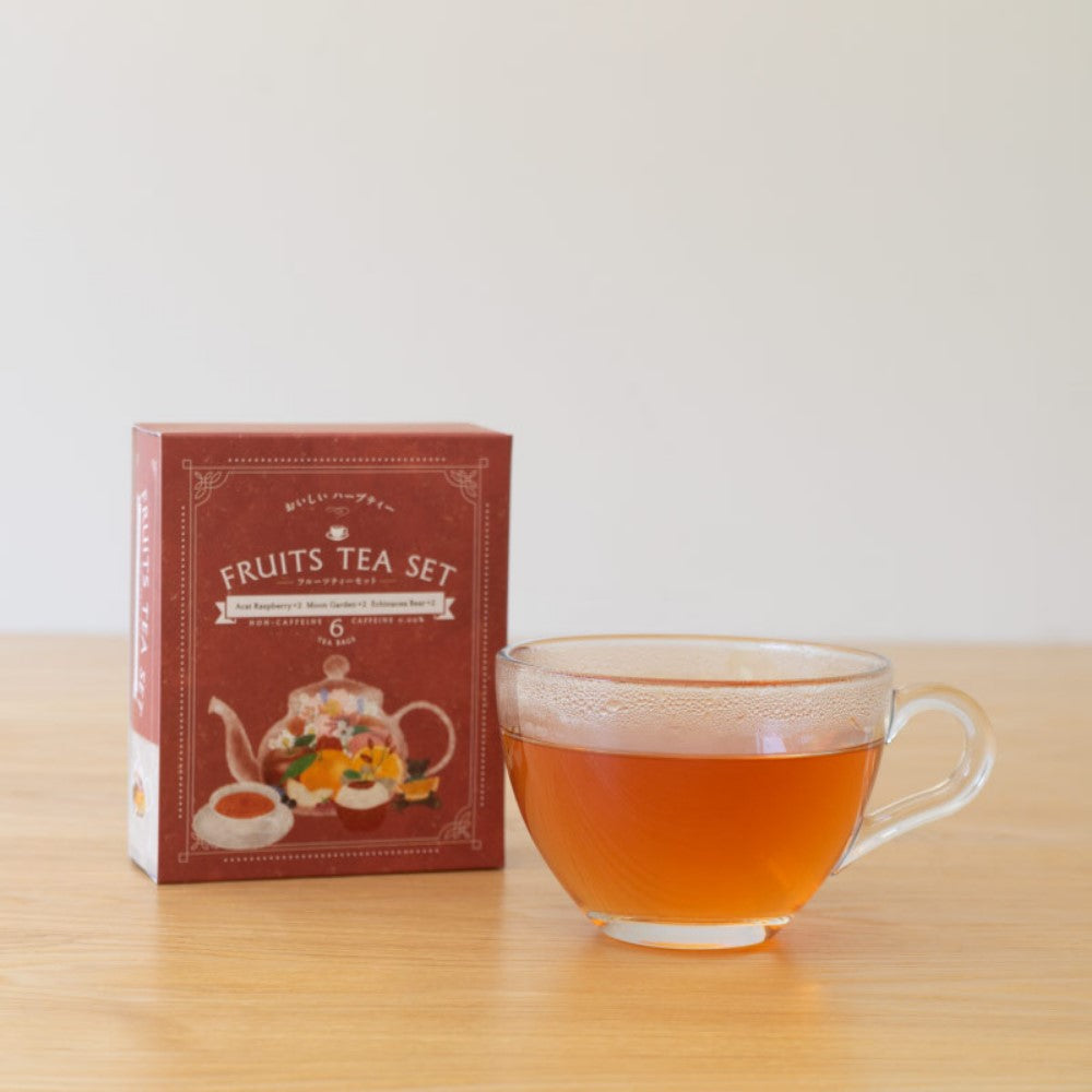Fruity Herbal Tea Set, Ru (3 flavors x 2 pcs each)