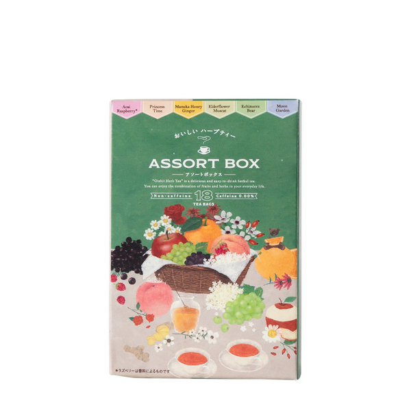 Fruity Herbal Tea 6 Flavors Assorted (18 teabags)