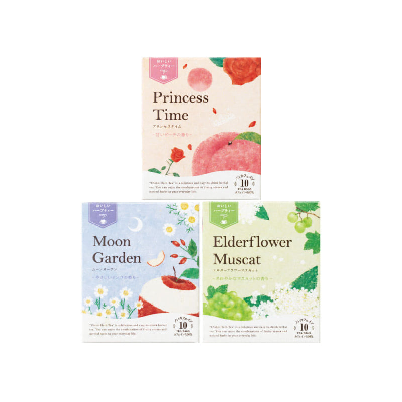 Fruity Herbal Tea Assorted Set 3 Flavors -RELAX-
