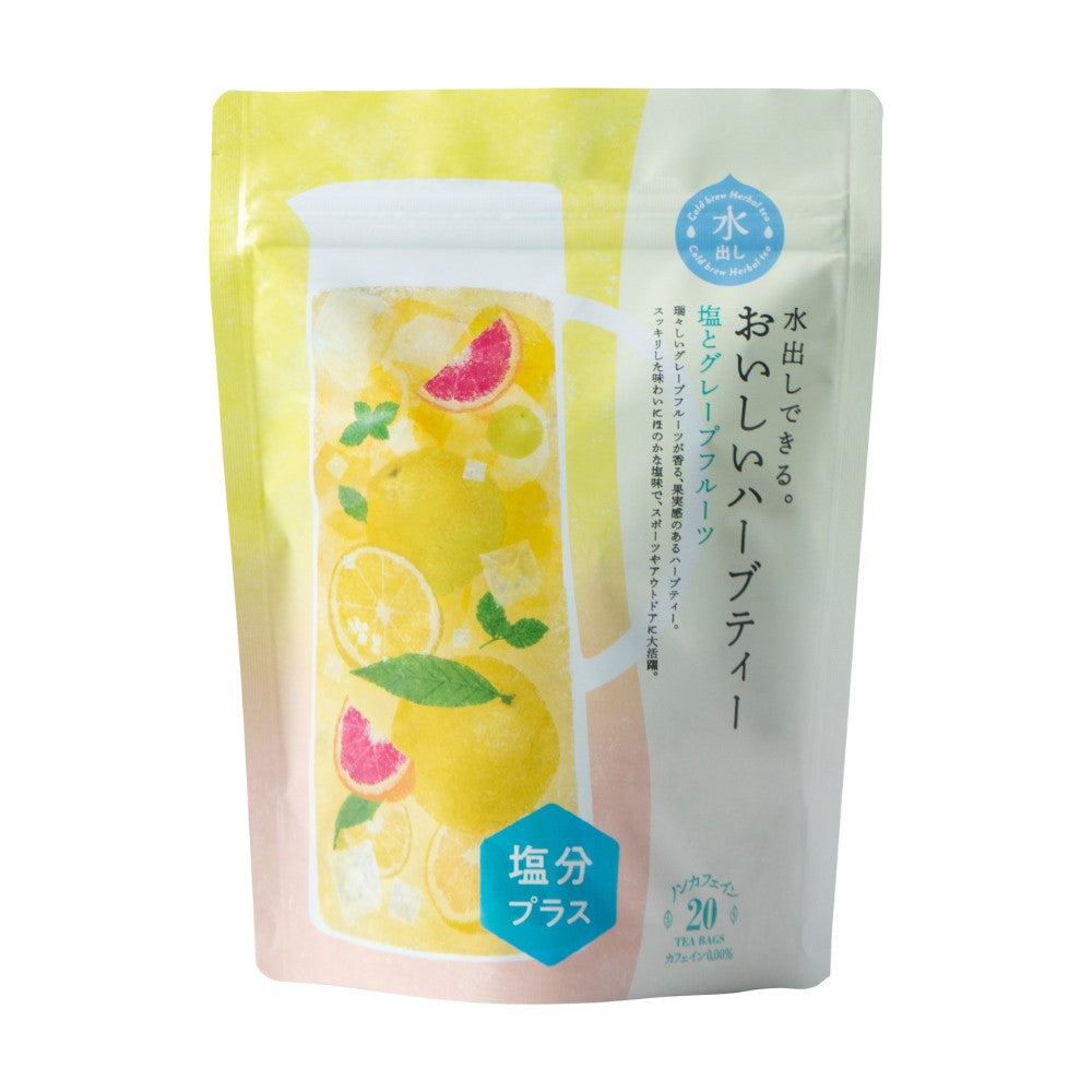 Cold Brew Fruity Herbal Tea Salt and Grapefruit