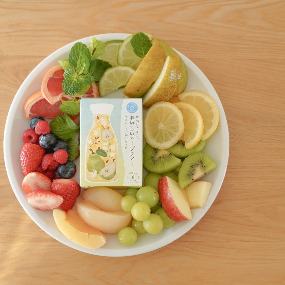 Cold Brew Fruity Herbal Tea Pears and Lindenflowers