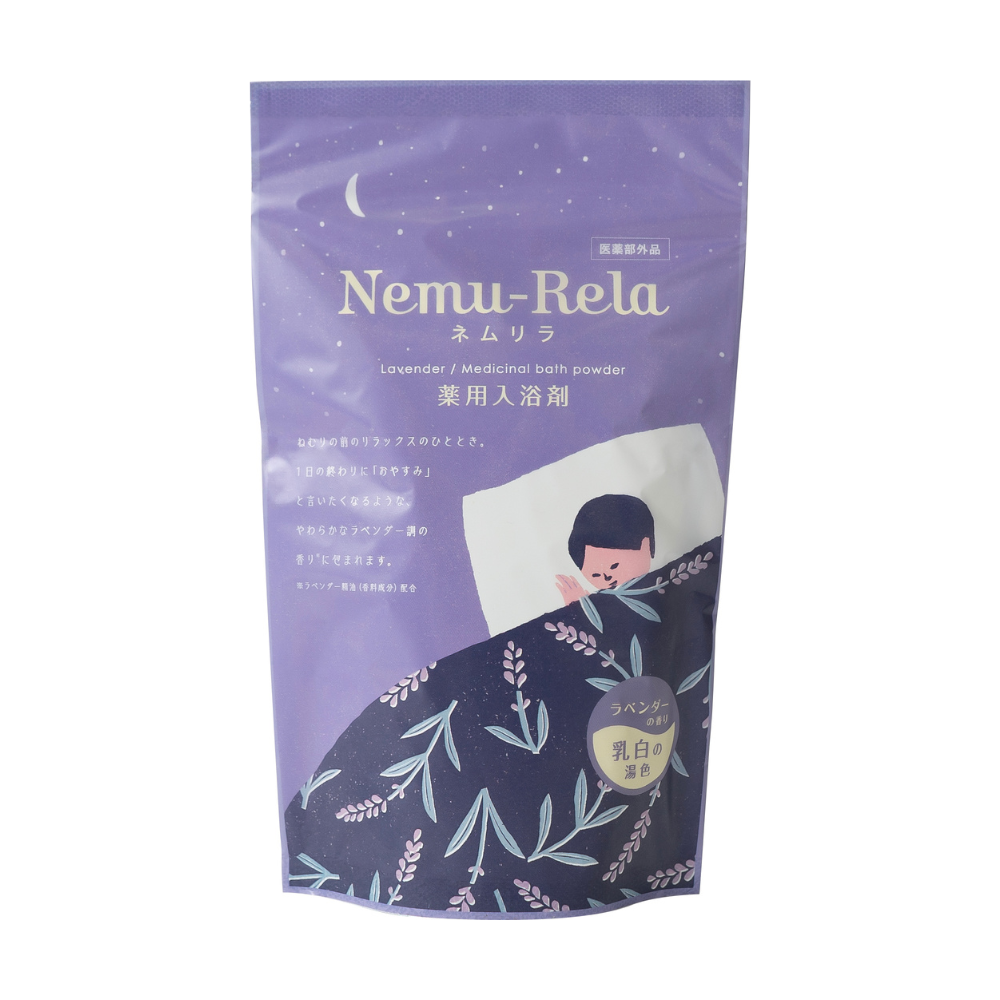 Nemu-Rela Bath Powder Lavender