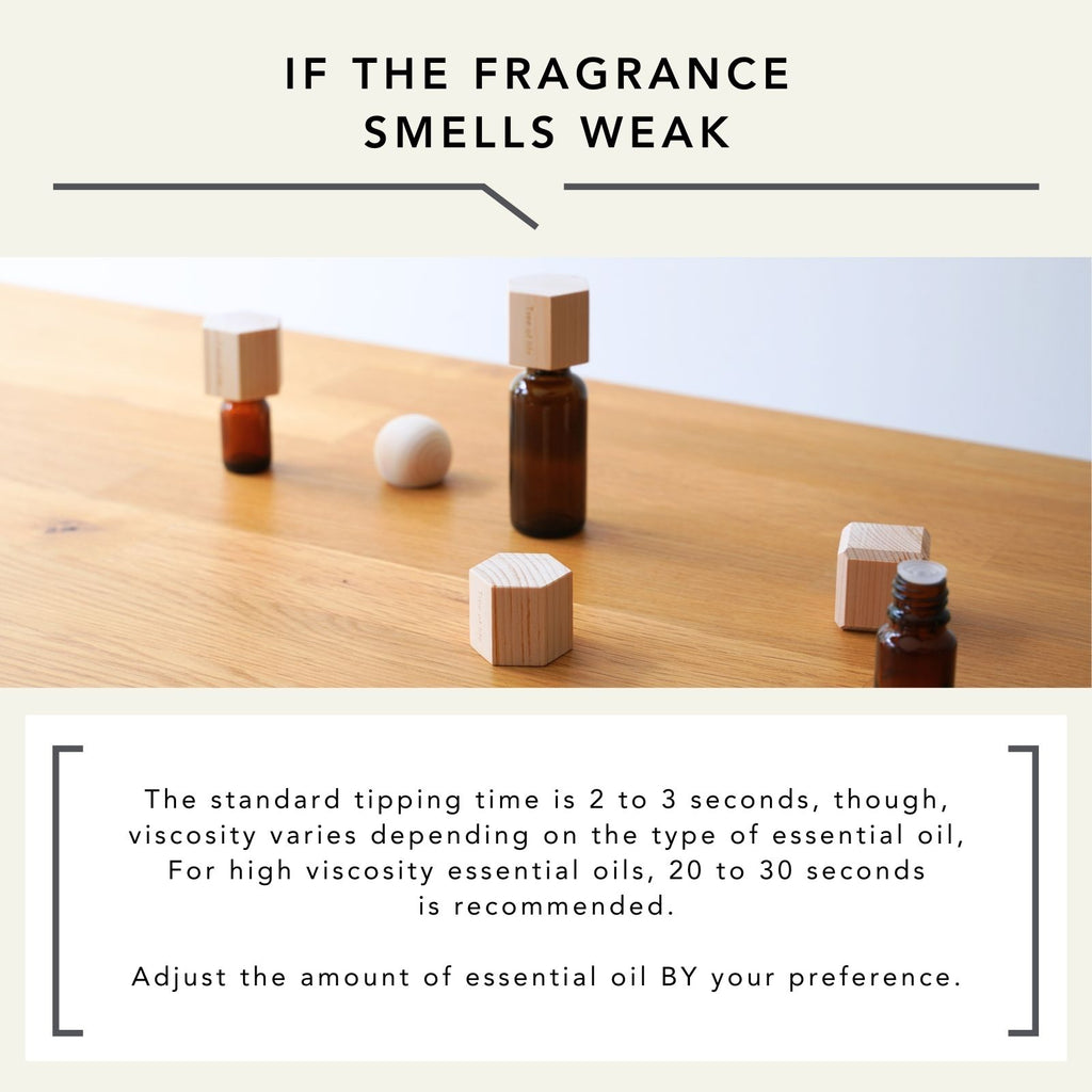Hinoki Aroma Cap Diffuser Hex / Round / Square