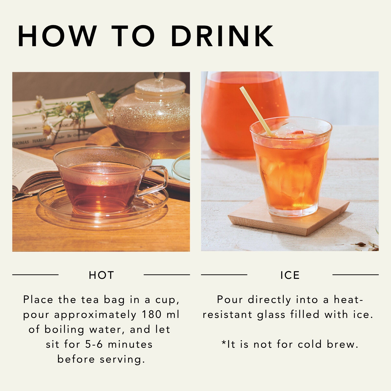 Fruity Herbal Tea Assorted Set 3 Flavors -WARM-