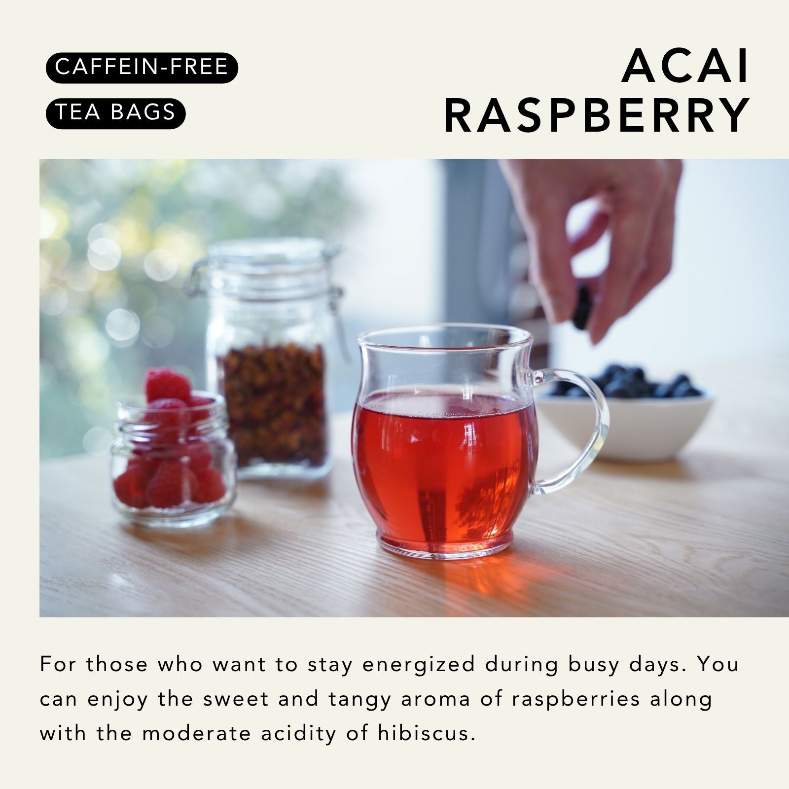 Fruity Herbal Tea Acai Raspberry