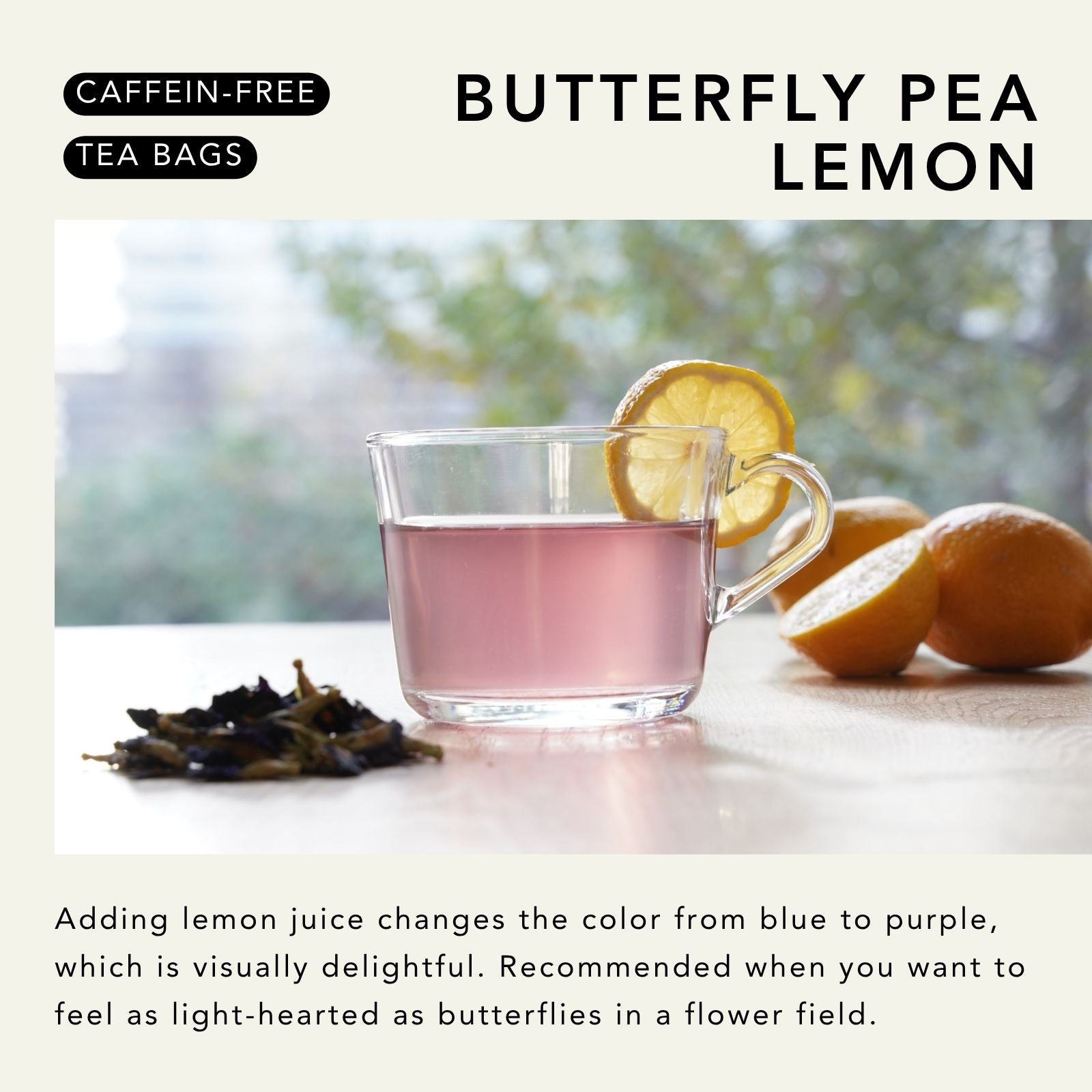Fruity Herbal Tea Butterfly Pea Lemon