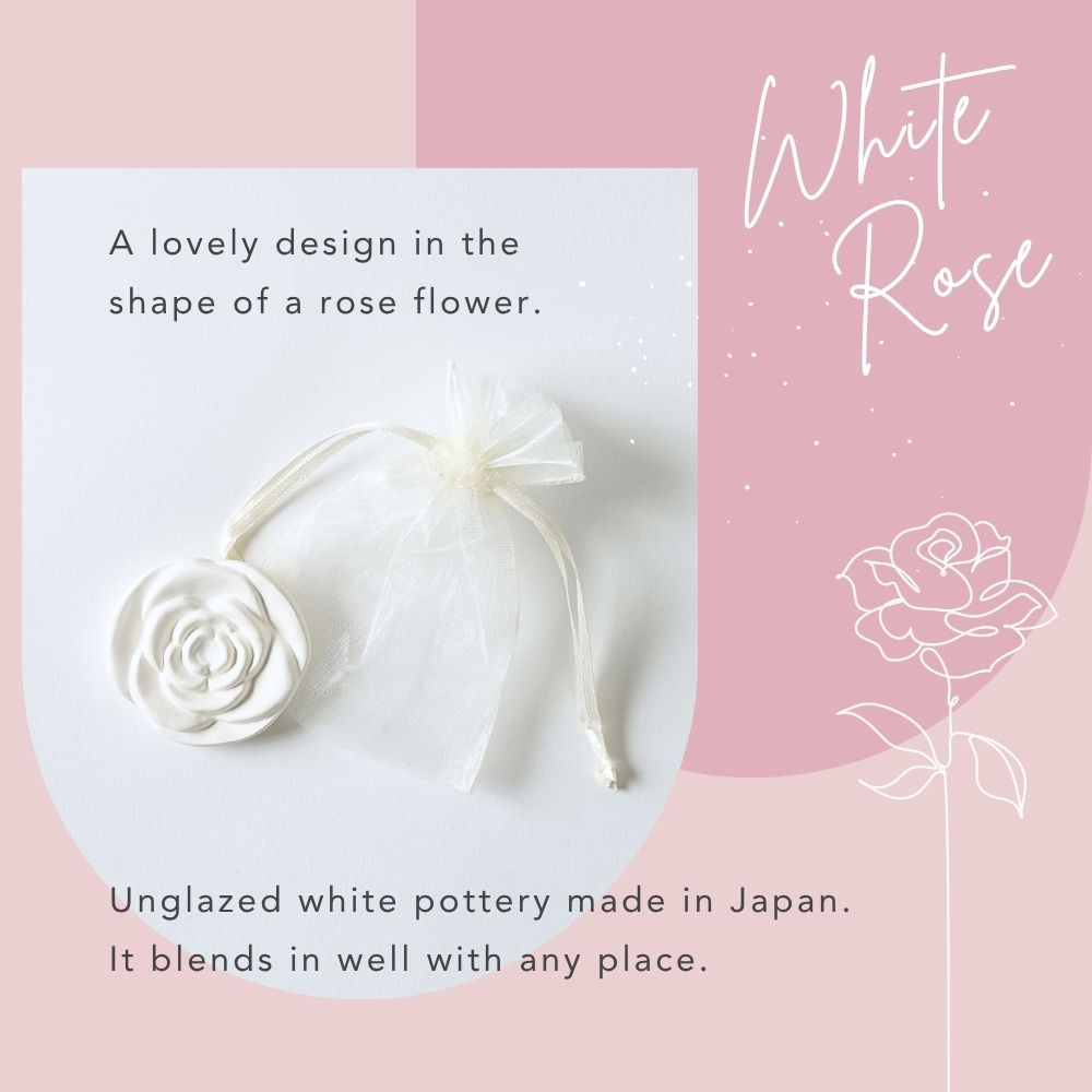 Aroma Stone Rose with Sachet