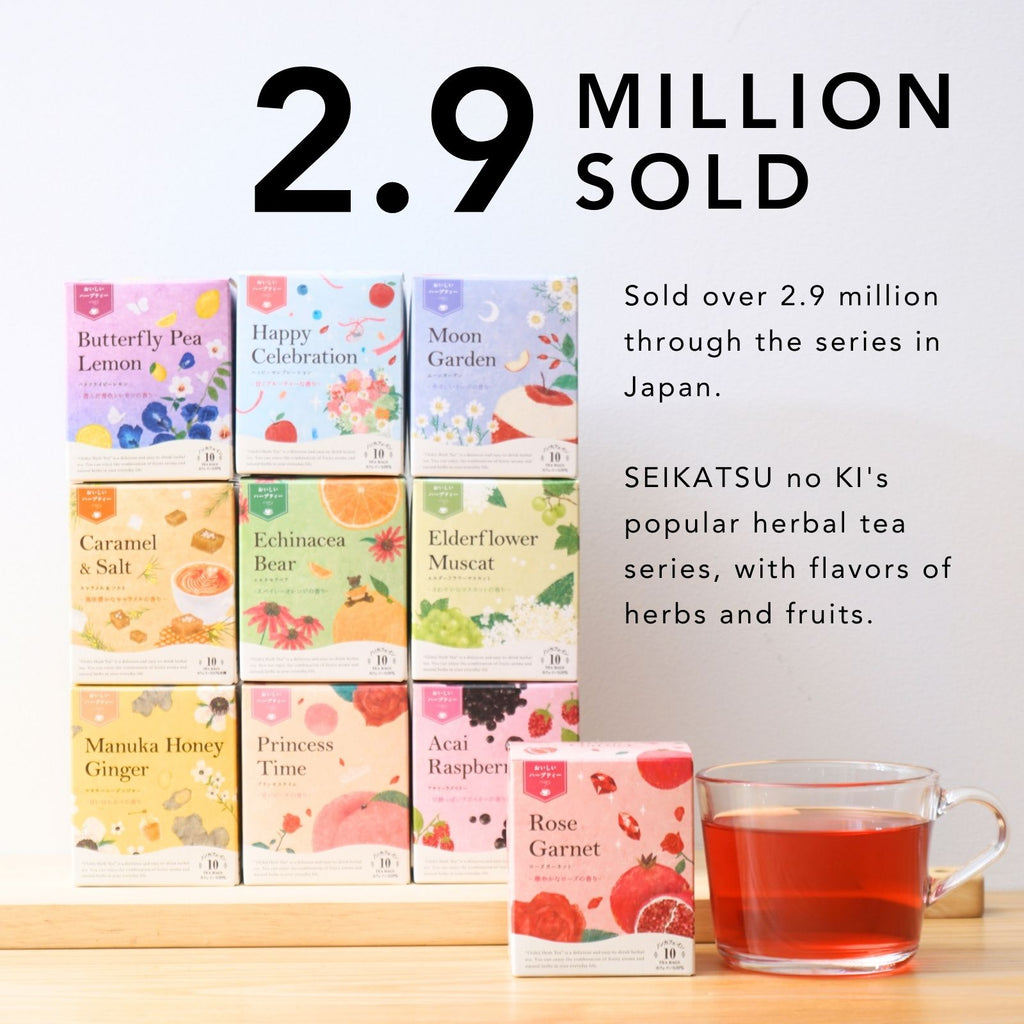 Fruity Herbal Tea Assorted Set 3 Flavors -RELAX-