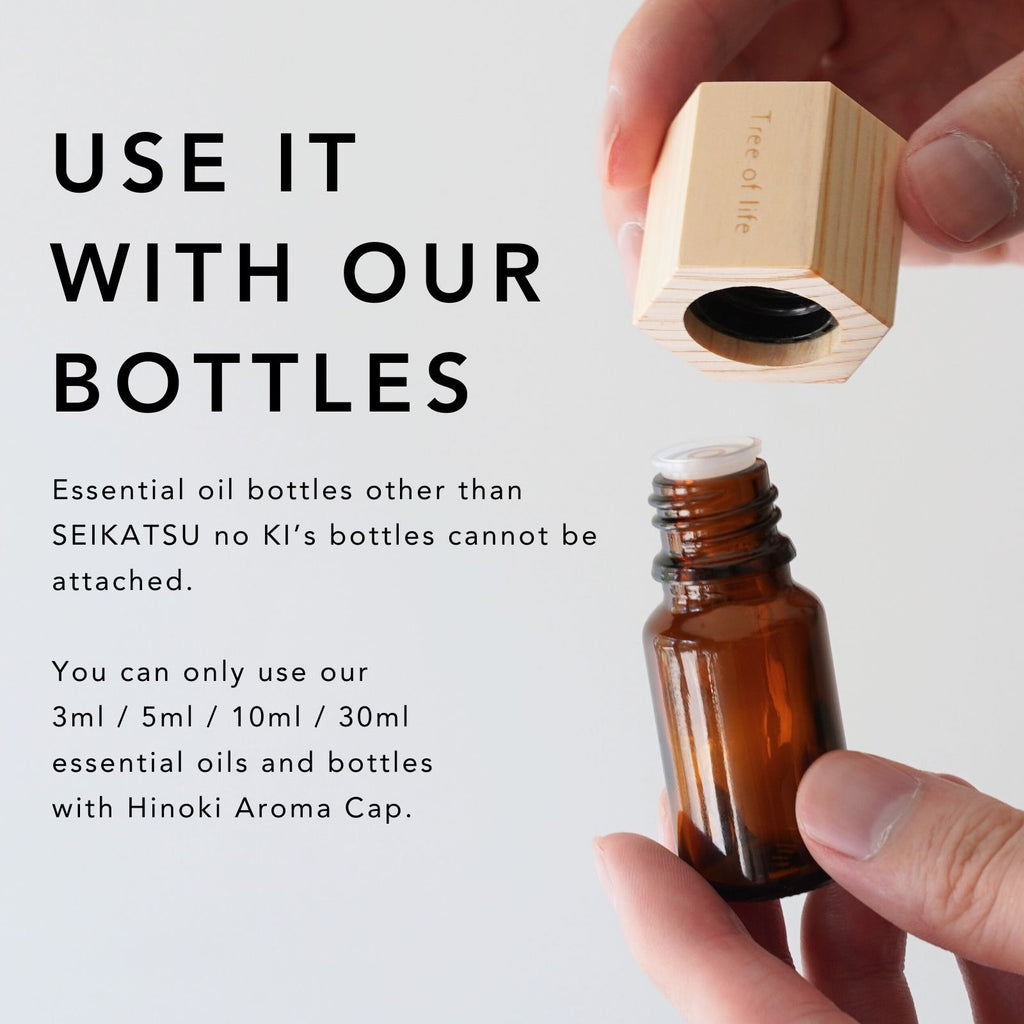 Hinoki Aroma Cap Diffuser Hex / Round / Square