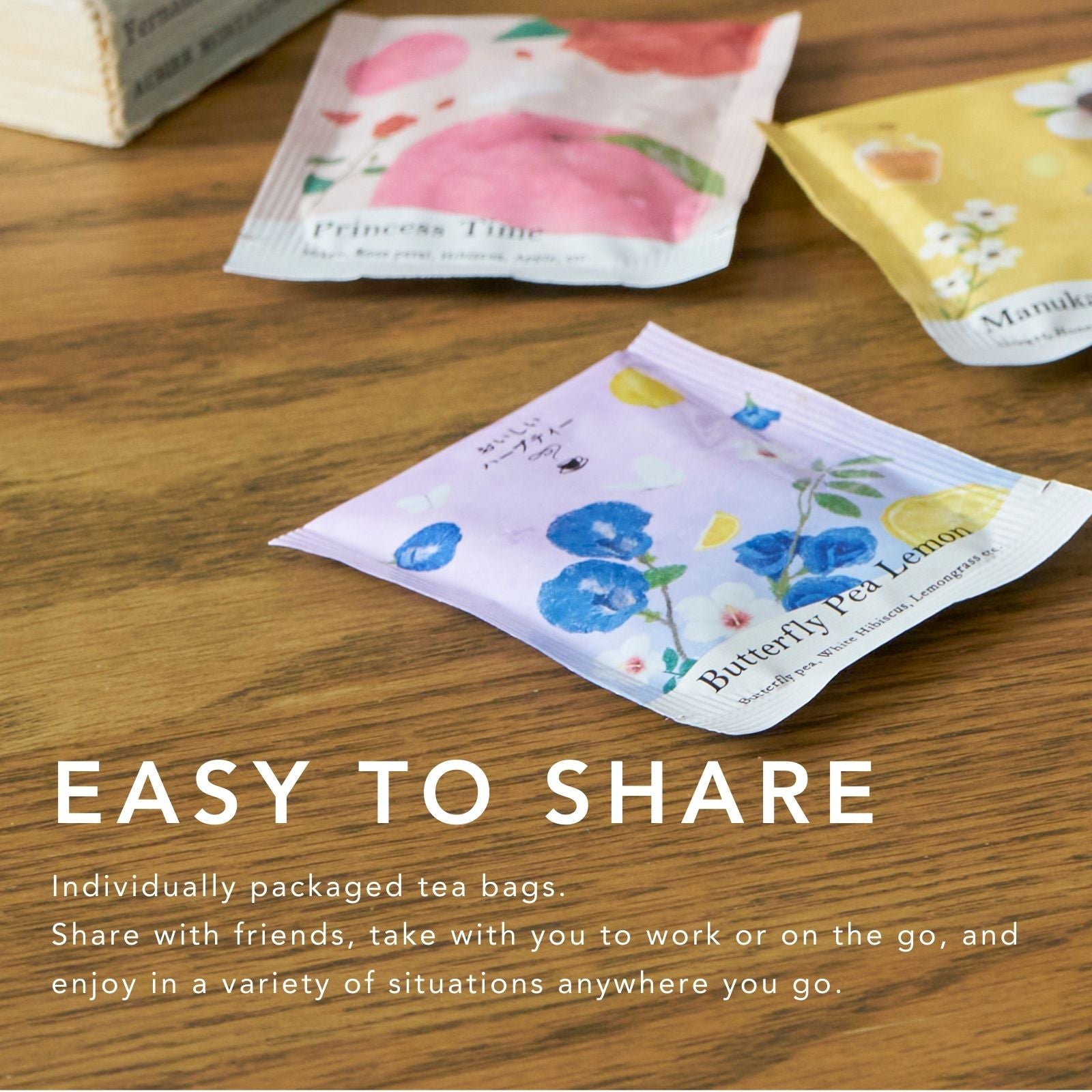 Fruity Herbal Tea Assorted Set 3 Flavors -WARM-