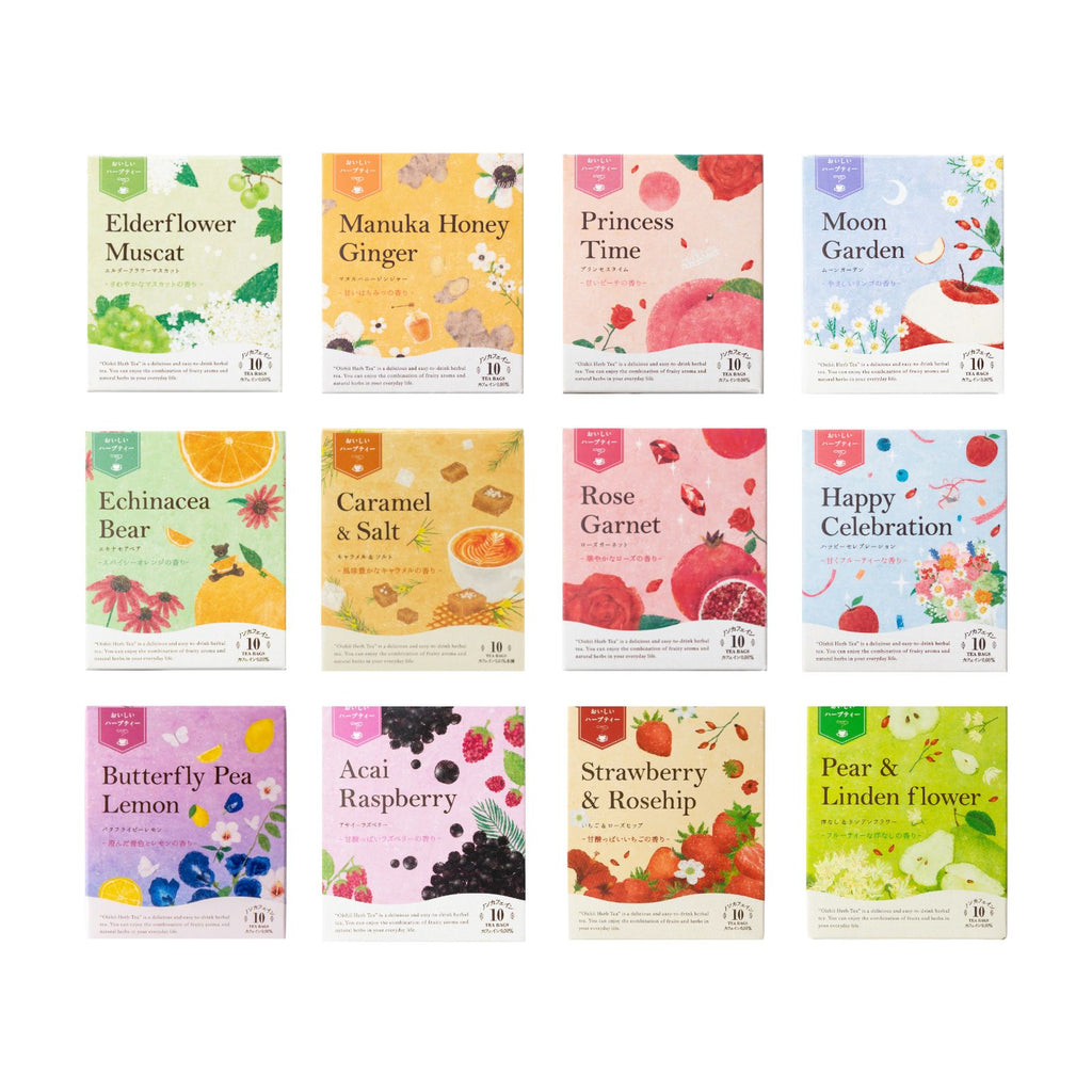 Fruity Herbal Tea Assorted Set 12 Flavors