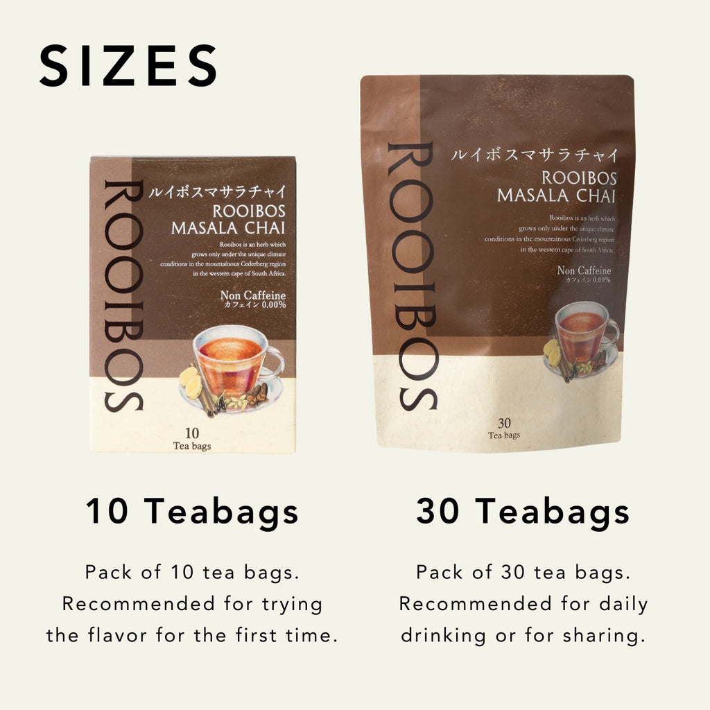 Flavored Rooibos Tea Masala Chai Teabags