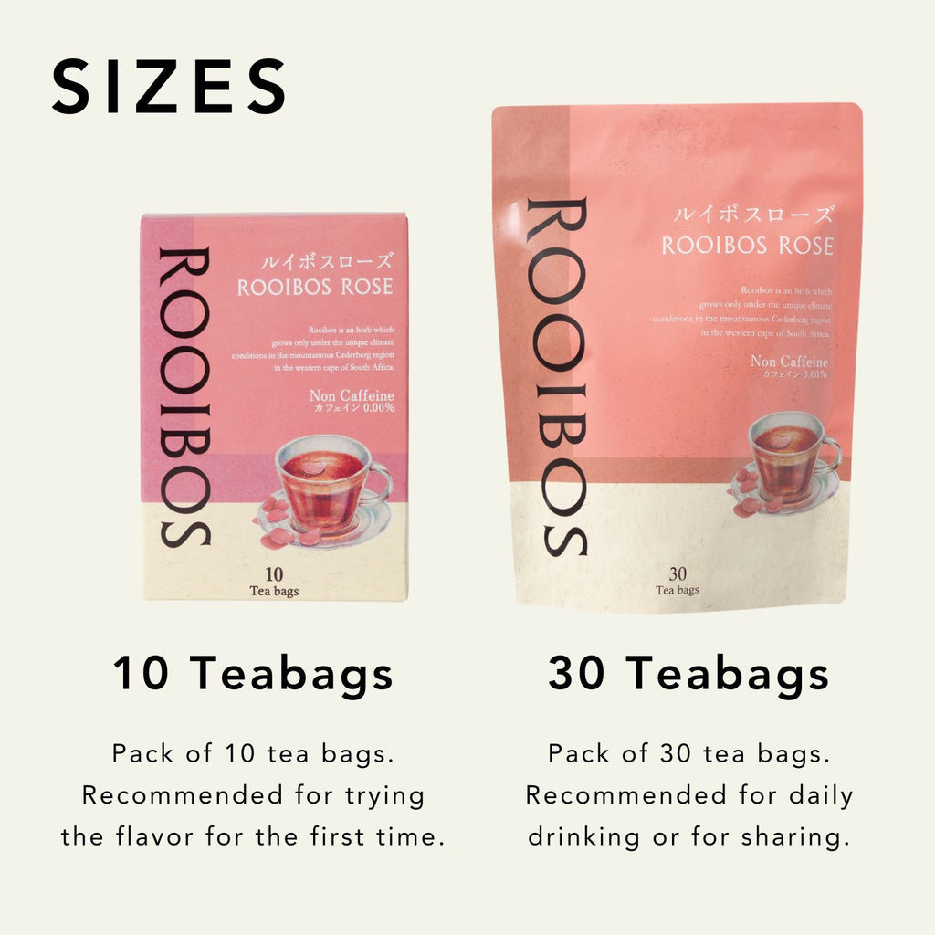 Flavored Rooibos Tea Rose Teabags