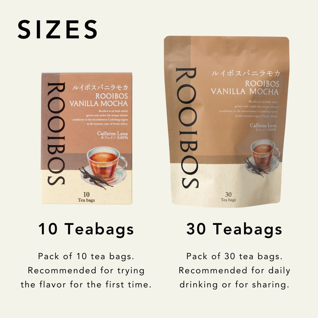 Flavored Rooibos Tea Vanilla Mocha Teabags