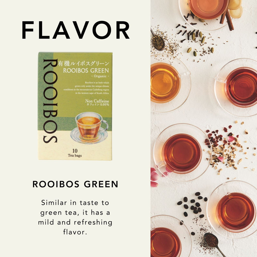 Organic Flavored Rooibos Tea Green Teabags