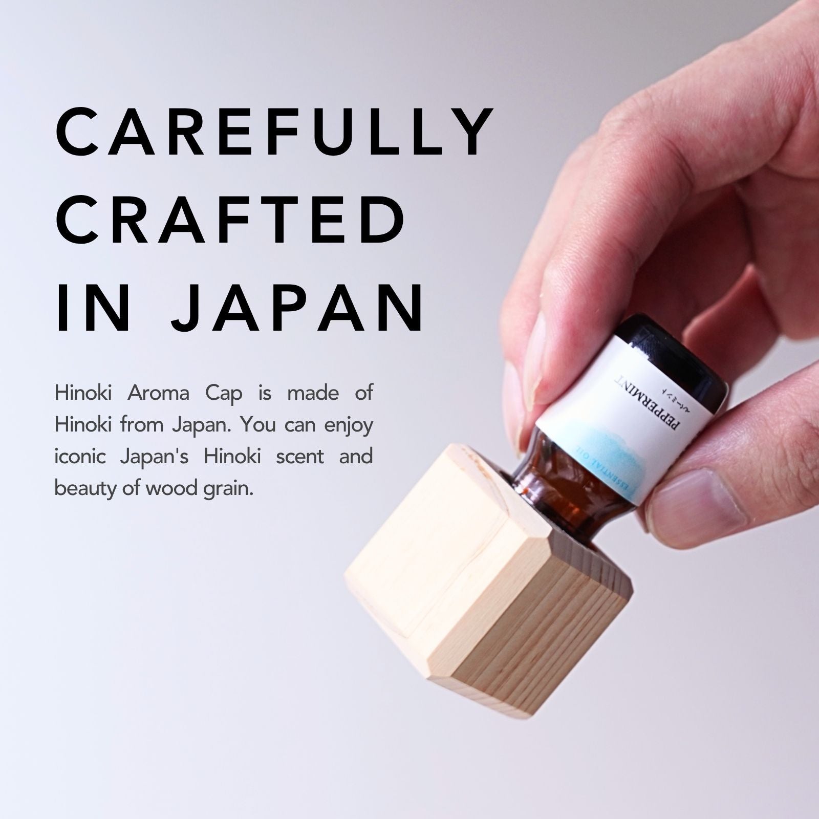 Hinoki Aroma Cap Peppermint Oil 5ml Set